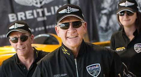 Team Nigel Lamb wearing Bigatmo sunglasses