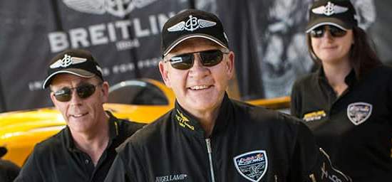 Team Nigel Lamb wearing Bigatmo sunglasses