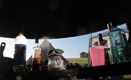 Camping with Bigatmo sunglasses
