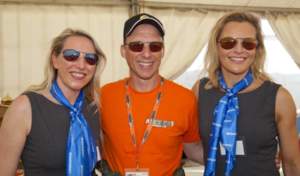 Mike wearing Strato 0150 alongside Sarah and Louise, both wearing Tropo 