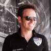Pilot Mika Brageot wearing Bigatmo aviator sunglasses